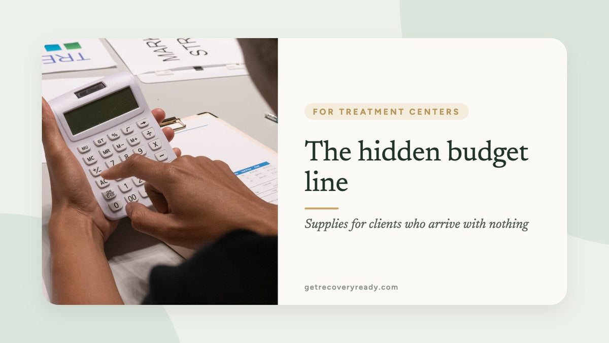 The Hidden Budget Line: Supplies for Clients Who Arrive With Nothing